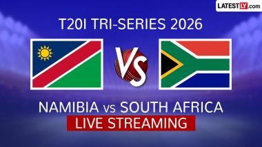 Namibia vs South Africa Live Cricket Streaming Online in India, T20I Tri-Series 2026 Match 1