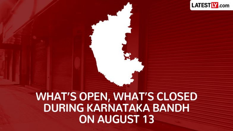 Karnataka Bandh on August 13: What&rsquo;s Open, What&rsquo;s Closed, and What Will Be Affected?
