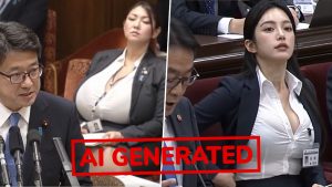 social-viral-Is the Viral Video of Woman in ‘Inappropriate’ Dress in Japan’s National Diet Real or Fake? Fact Check Confirms Heavy AI Manipulation