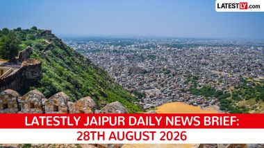 Jaipur Latest News Today on August 28th, 2026: Local Body Polls Begin, Judicial Concerns & Health Alerts
