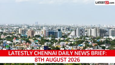 Chennai Latest News Today on August 8th, 2026: CM Vijay Delimitation Meet, OMR Odour & World Bank Aid