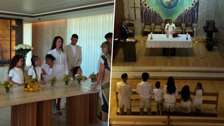 Cristiano Ronaldo-Georgina Rodriguez Wedding Video:&nbsp;Watch Star Couple Tie the Knot in Intimate Cascais Ceremony Surrounded by Their Children