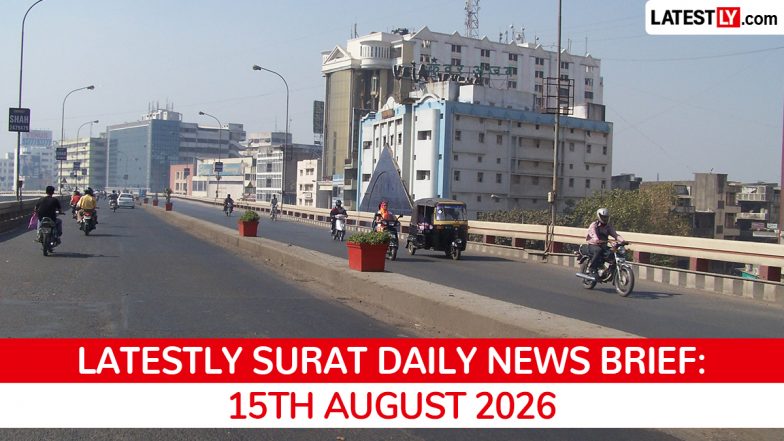 Surat Latest News Today on August 15th, 2026: DCP Transfer, Cybercrime Busts &amp; Bullet Train Hub