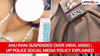 Anu Rani Viral Video Controversy: What UP Police&rsquo;s Social Media Policy Says for Cops