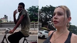social-viral-‘I Might Leave India’: British Content Creator ‘Amy on the Move’ Alleges Man Stalked Her on Bicycle During Solo Run in Odisha (Video)