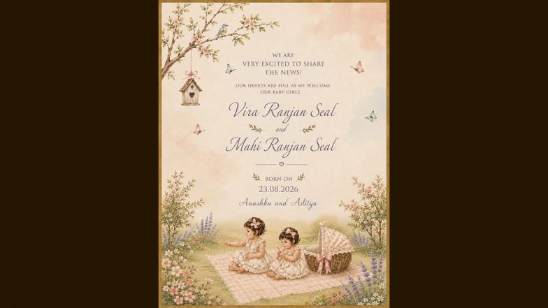 Aditya Seal, Anushka Ranjan Welcome Twin Baby Girls, Name Them Vira and Mahi