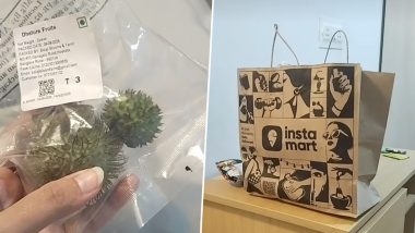 Bangalore Swiggy Instamart User Claims To Get 'Dhatura Fruits' as Freebie; Highlights Why it is Dangerous