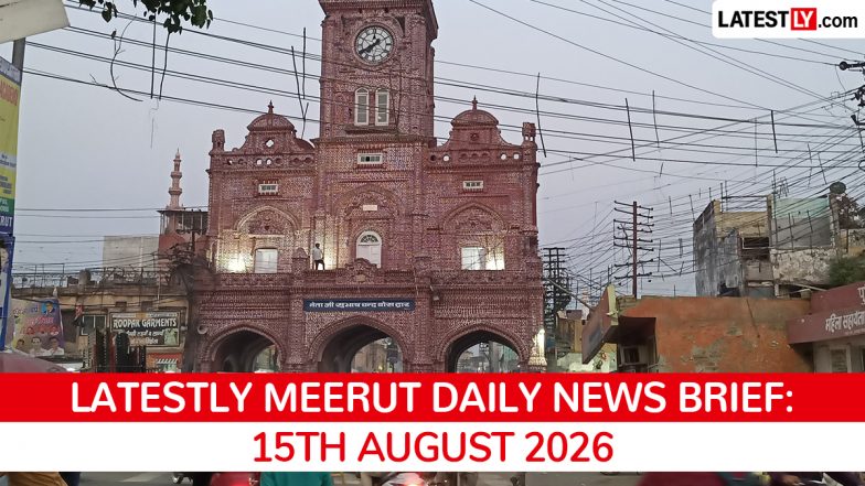 Meerut Latest News Today on August 15th, 2026: MLC Pledge, Metro Parking &amp; Crime Updates