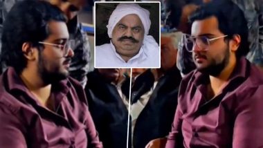 Aban Ahmed Killed in Jhansi Road Accident: Atiq Ahmed&rsquo;s Youngest Son Dies After Car Crashes Into Divider (Video)