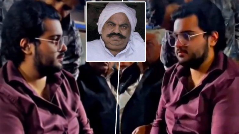 Aban Ahmed Killed in Jhansi Road Accident: Atiq Ahmed&rsquo;s Youngest Son Dies After Car Crashes Into Divider (Video)