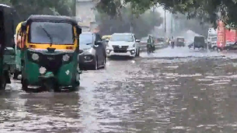 Gurugram Work From Home Advisory: Police Ask Companies To Let Employees WFH Amid Heavy Rain and Waterlogging