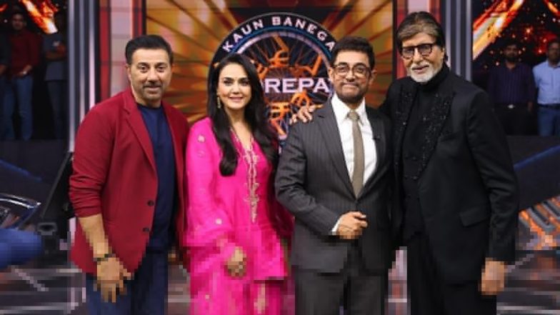 ‘Batwara 1947’ Team on ‘KBC 18’: Aamir Khan, Sunny Deol and Preity Zinta Take the Hot Seat With Amitabh Bachchan (Watch Video)