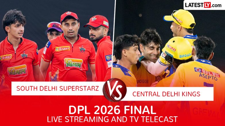 South Delhi Superstarz vs Central Delhi Kings Live Streaming Online and Free Telecast, Delhi Premier League 2026 Final