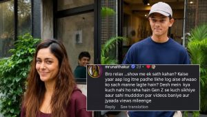 Actress Mrunal Thakur Dismisses Dating Rumours With Indian Cricketer Yashasvi Jaiswal After Viral Cafe Sighting.