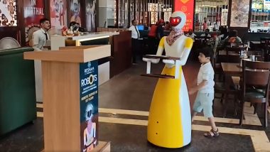 Is a Robot Now Serving Parathas at Murthal? Resham Dhaba's New Waiter Goes Viral (Watch Video)