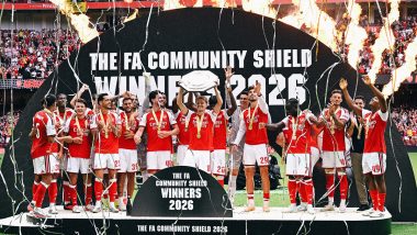 Arsenal Win FA Community Shield 2026; Gunners Rout Manchester City 3-0 in 2026-27 Season Opener