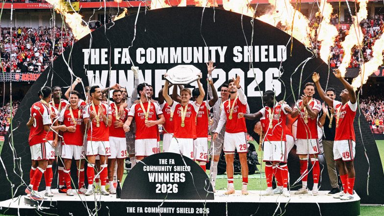 Arsenal Win FA Community Shield 2026; Gunners Rout Manchester City 3-0 in 2026-27 Season Opener