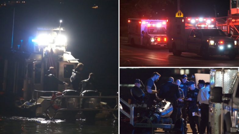New York Boat Capsize Video: Woman, 5-Month-Old Baby Dead After Motorboat Capsizes Near Liberty Island; 12 Rescued