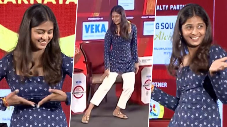 Shreyanka Patil Recreates Her Viral &lsquo;Babli Badmaash Hai&rsquo; Dance Steps Live on Stage