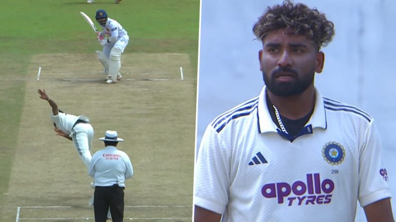 Mohammed Siraj&rsquo;s Unplayable Bouncer Dismisses Lahiru Udara in IND vs SL 2nd Test 2026