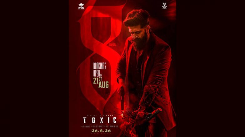 Rocking Star Yash&rsquo;s &lsquo;Toxic&rsquo; Begins Its Countdown, as Advance Bookings Open on August 21