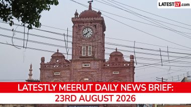 Meerut Latest News Today on August 23rd, 2026: Police Action, Road Accidents & Barawafat Security