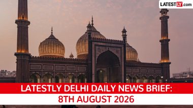 Delhi Latest News Today on August 8th, 2026: Rain Alert, Assembly Clash & Cyber Scam