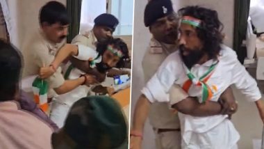 Devendra Mahto Stopped from Attending Ranchi Tiranga Yatra Amid JPSC Protests (Video)