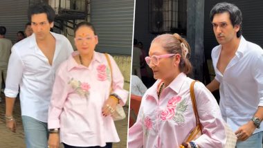 Sunita Ahuja Visits Bandra Family Court With Son Yashvardhan Ahuja Amid Govinda Affair Rumours (Watch Video)