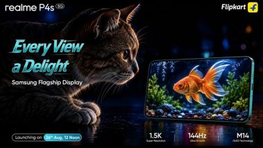 Realme P4s: Battery, Display, Camera and Performance; Everything to Know Before August 26 Launch