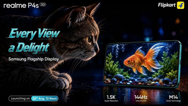 Realme P4s: Battery, Display, Camera and Performance; Everything to Know Before August 26 Launch