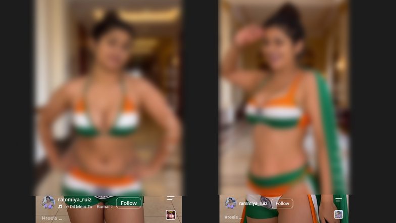 Rammiya Ruiz Tricolour Bikini Reel Videos Spark Outrage, Netizens Cry Insult to National Flag