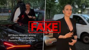 social-viral-Jeff Bezos’ Daughter Spotted Driving Lamborghini Revuelto in Paris and Monaco? Viral Videos Are Fake