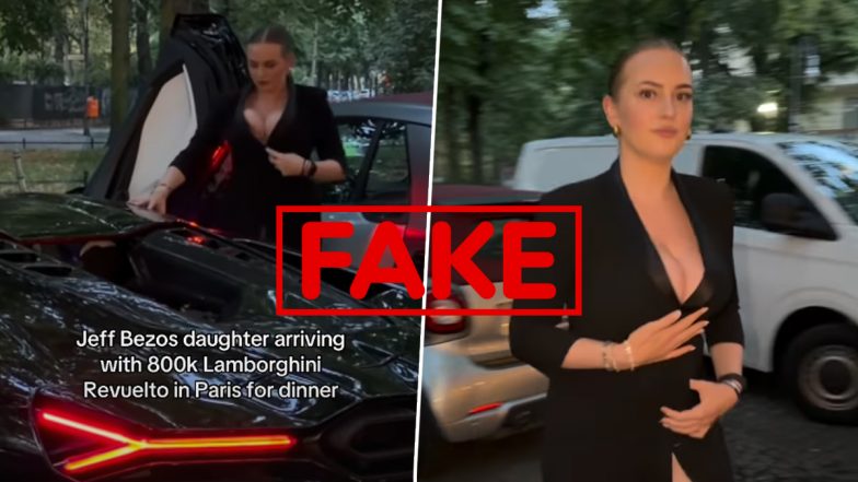 Jeff Bezos&rsquo; Daughter Spotted Driving Lamborghini Revuelto in Paris and Monaco? Viral Videos Are Fake