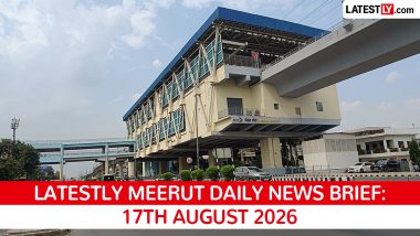 Meerut Latest News Today on August 17th, 2026: Police Encounters, SI Suspension, Waterlogging & Property Auction