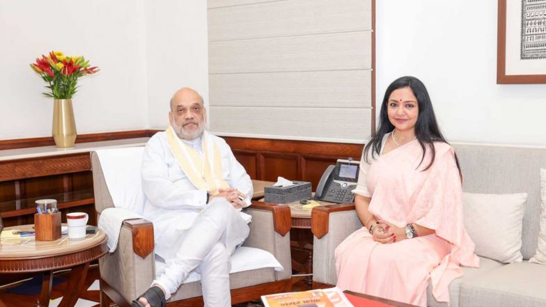 India News | NCPI MP June Maliah Meets Amit Shah, Says Meeting Renewed Resolve to Transform Midnapore