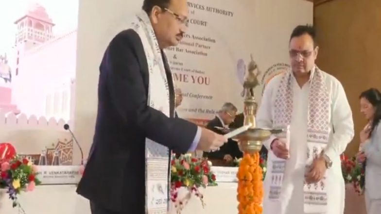 India News | CJI Surya Kant, Rajasthan CM Bhajanlal Sharma Inaugurate Commonwealth Peace Mediation and Rule of Law Conference in Jaipur