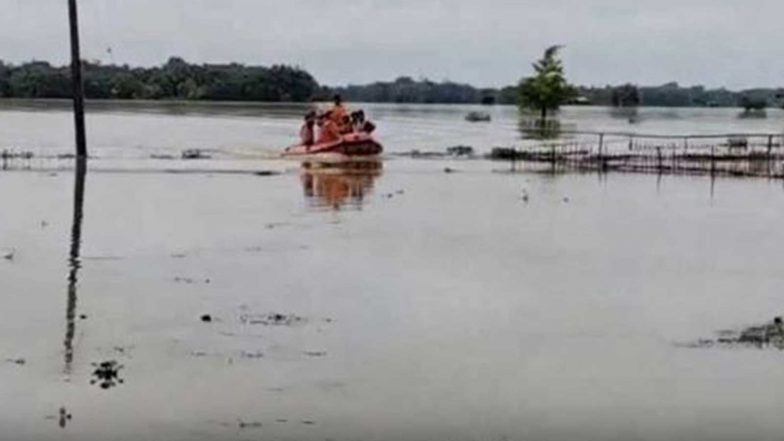 India News | Assam Floods: Death Toll Rises to 80; over 1.92 Lakh Affected Across Five Districts