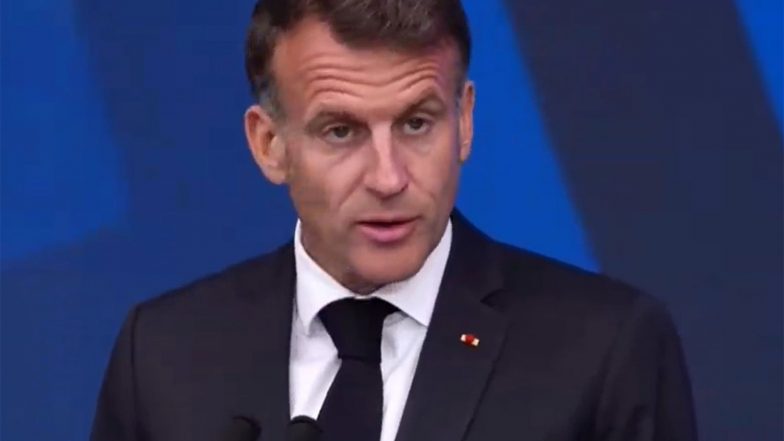 World News | Macron Thanks Australia, Lithuania for Aid in Combating Wildfire in France