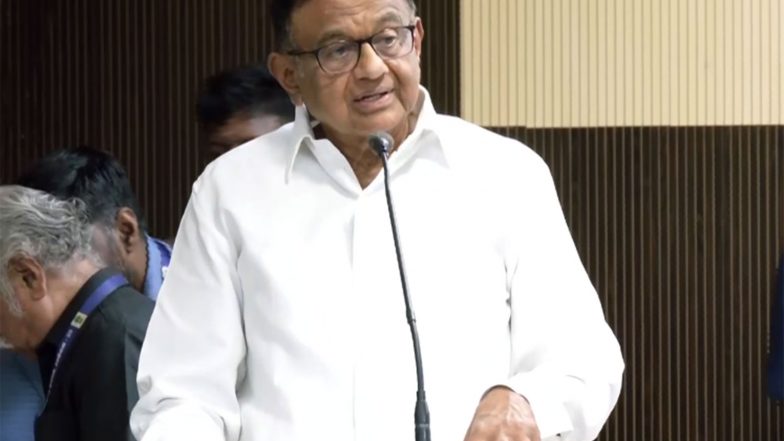 India News | 'Punishment, Not Prevention': P Chidambaram Targets Centre over Anti-paper Leak Bill