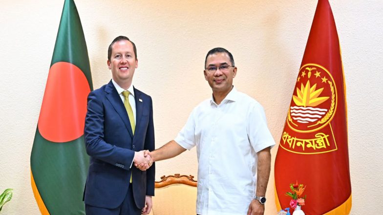 World News | US Special Envoy Sergio Gor Meets Bangladesh PM Tarique Rahman, Discusses Bilateral Ties, Trade, Regional Cooperation
