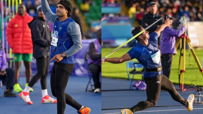 Sports News | CWG 2026: Rajnath Singh Congratulates Neeraj Chopra, Tejaswin Shankar, Yash Vir Singh on Winning Medals