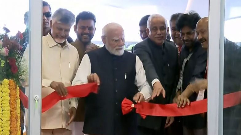 India News | Andhra Pradesh: PM Modi Inaugurates Alluri Sitarama Raju International Airport at Bhogapuram