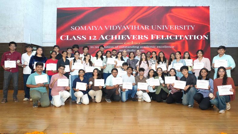 Business News | From Achievement to Possibility: Class 12 Student Achievers Make Somaiya Vidyavihar University Proud
