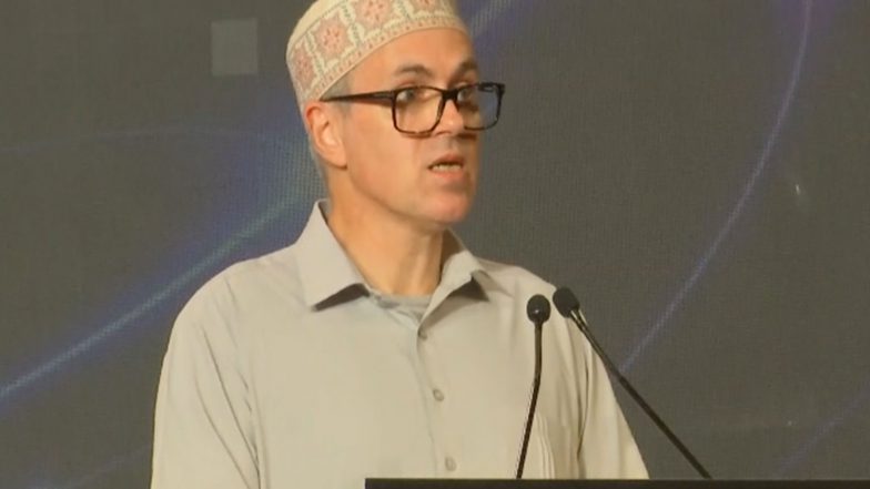 India News | Omar Abdullah Highlights J-K's Economic Journey at IIMBue 2026; Condemns Terror Attack on Non-locals in Kulgam