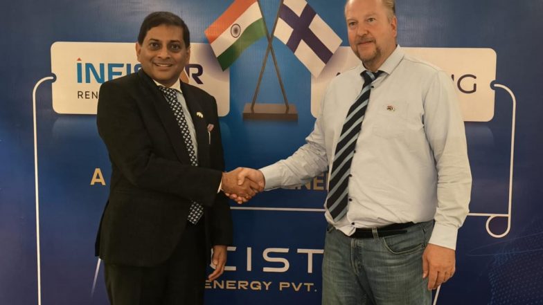 Business News | Infistar Renewables Pvt Ltd, India, Partners with Finland's Arciplug Oy to Bring First-in-India Modular Plug Flow Compressed Biogas Technology