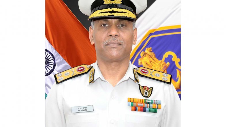 India News | Vice Admiral AN Pramod Assumes Charge as Deputy Chief of Naval Staff