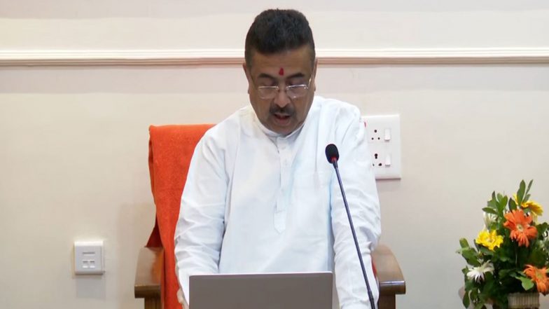 India News | West Bengal CM Suvendu Adhikari Launches Self-enumeration Process for 2027 Census Programme
