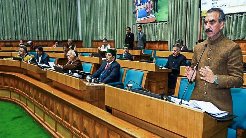 India News | Himachal Monsoon Session to Begin on Aug 21, 10 Sittings Scheduled Till Sept 3