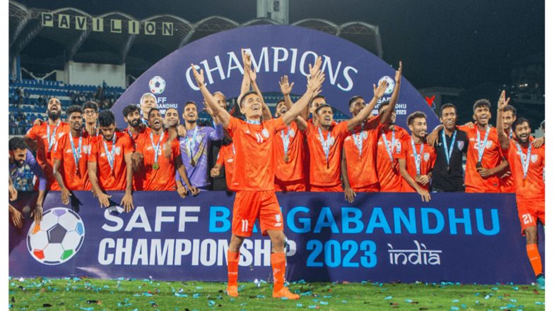 Sports News | Defending Champions India Drawn with Maldives, Pakistan in SAFF Championship 2026